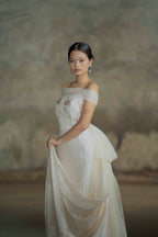 Moss Rose Embroidered Gown