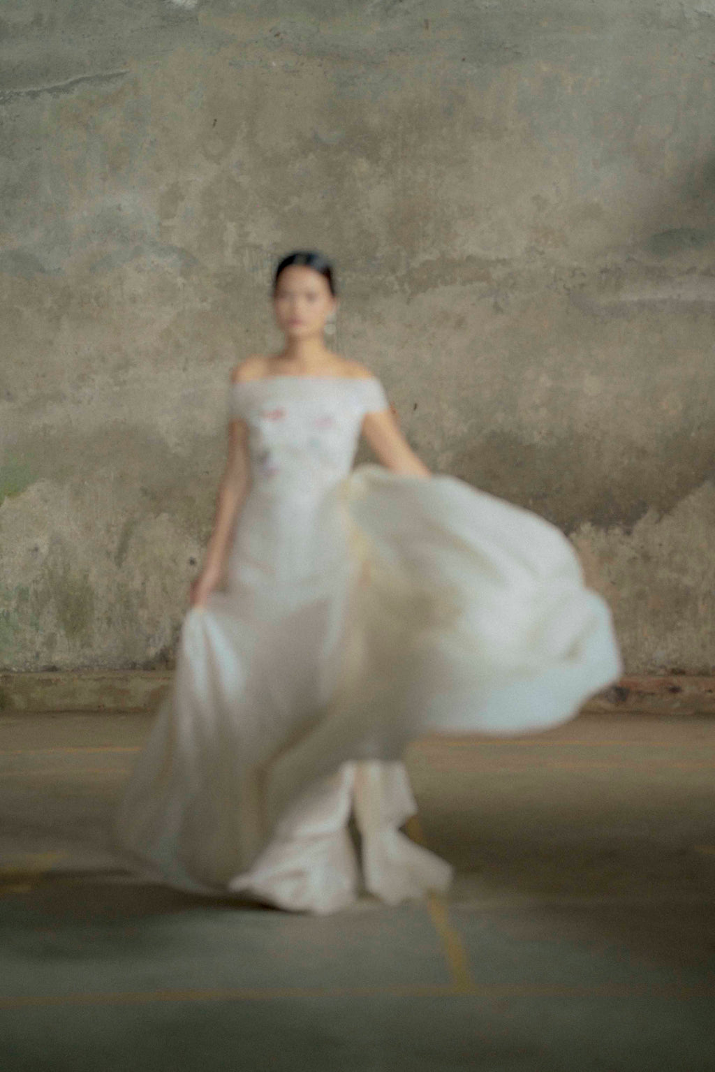 Moss Rose Embroidered Gown