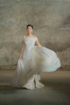 Moss Rose Embroidered Gown