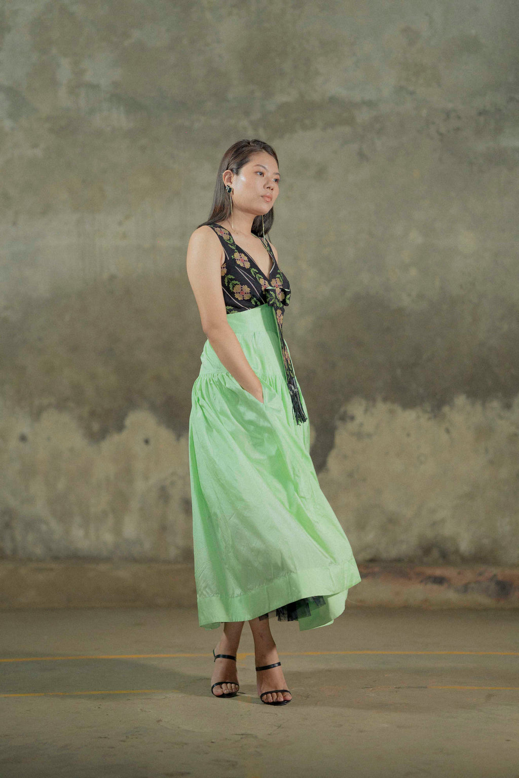 Hand Woven Midi Dress
