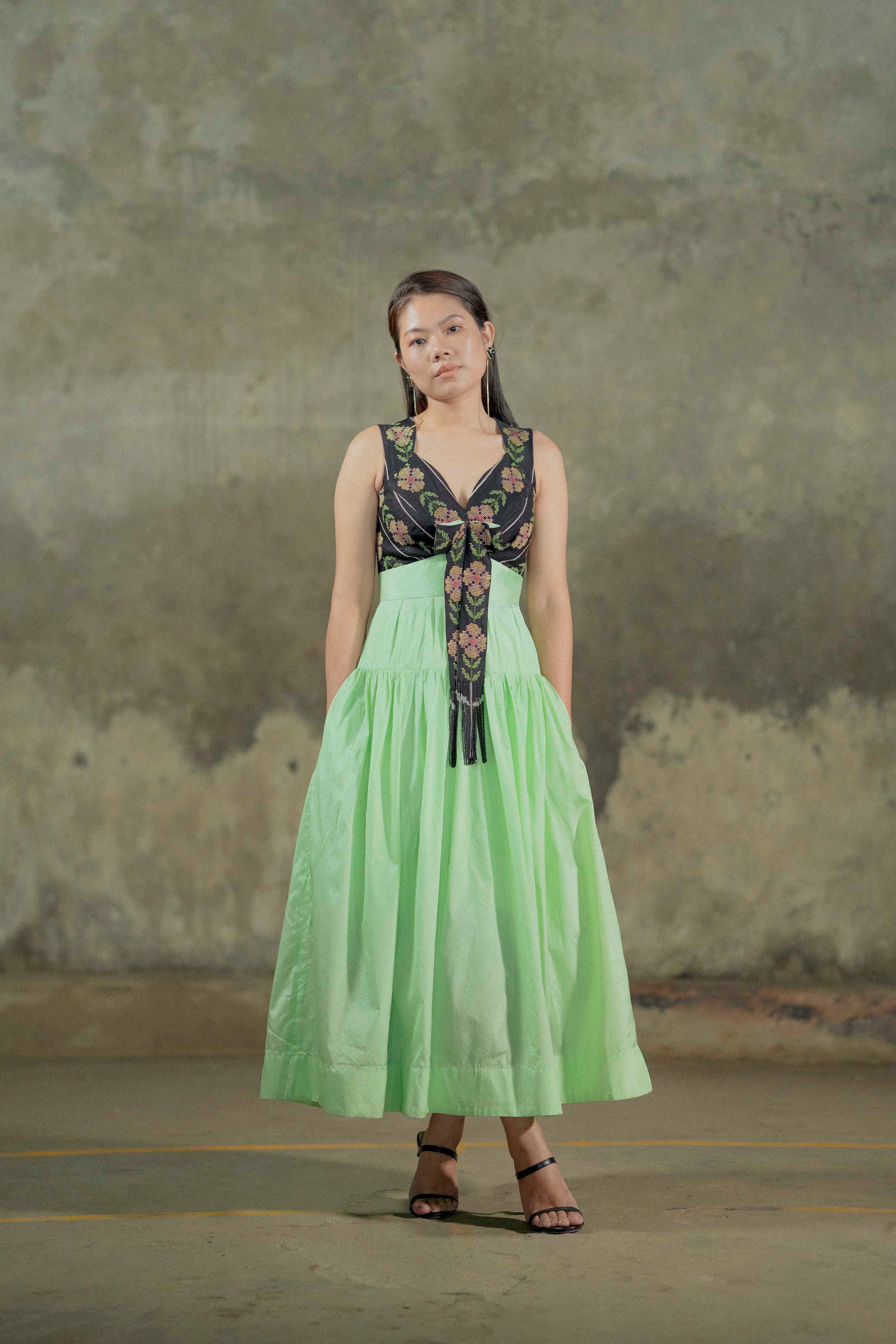 Hand Woven Midi Dress