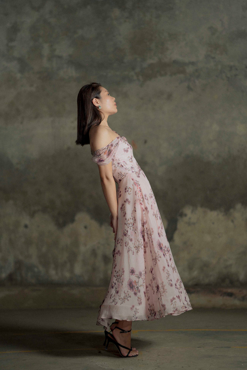 Printed Midi Dress