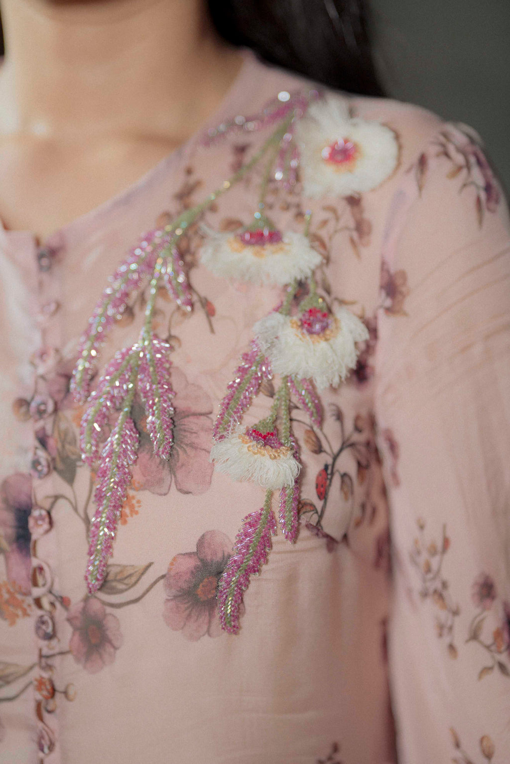 Printed Tiered Dress