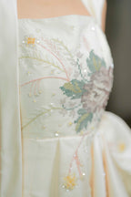 Hand Woven Asymmetric Gown