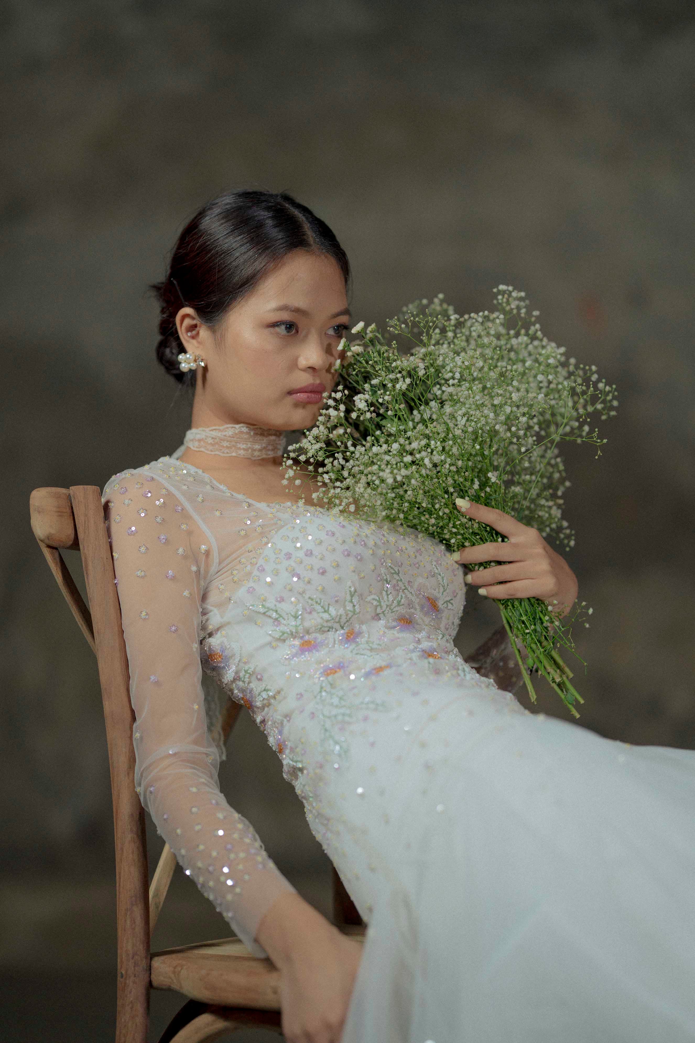 Zinnia Blossom Gown