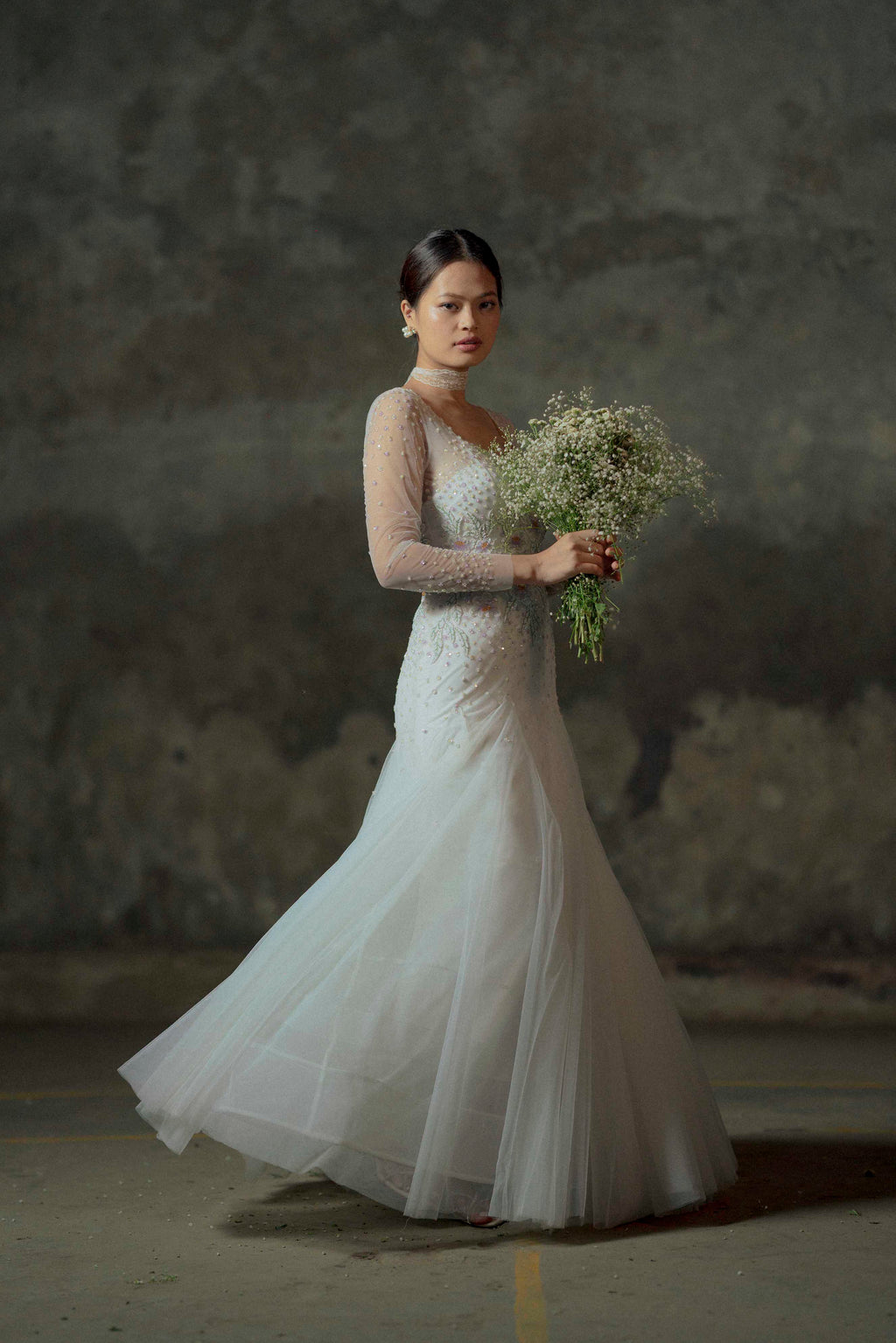 Zinnia Blossom Gown