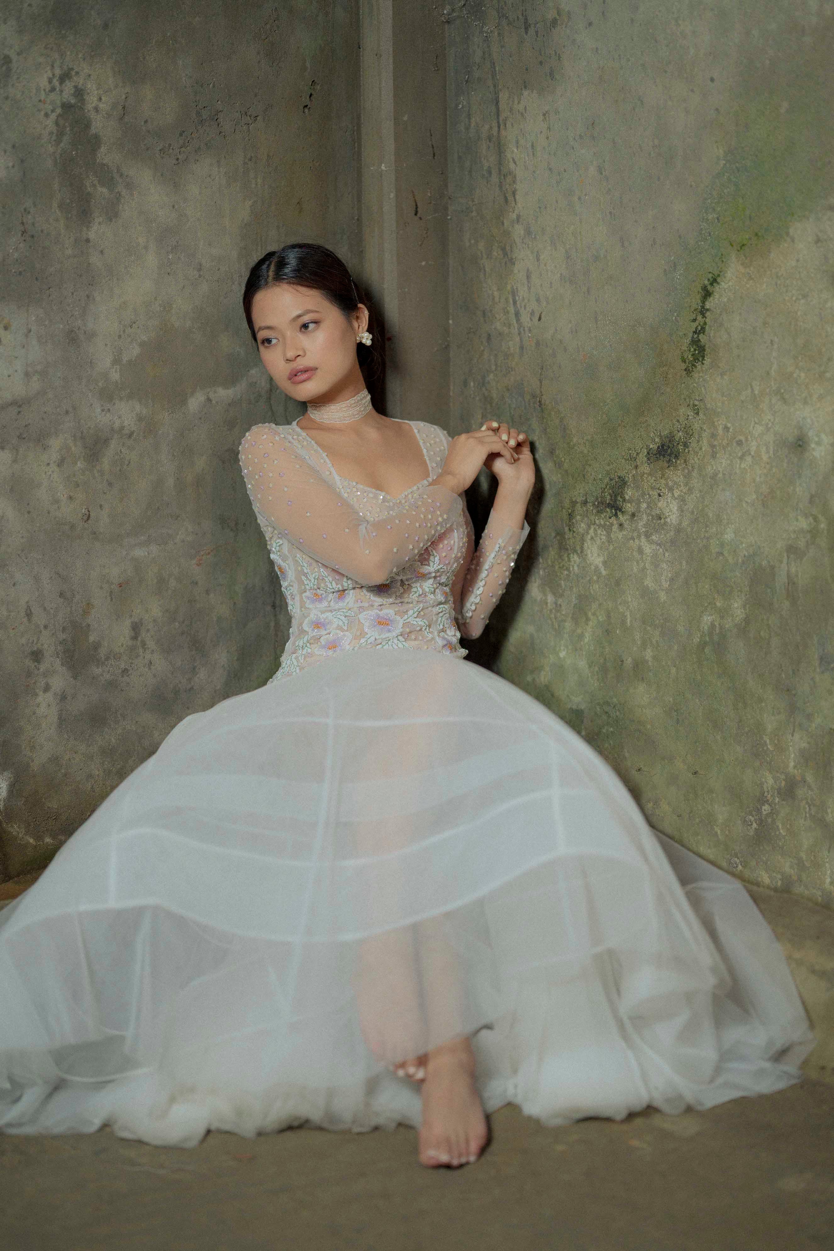 Zinnia Blossom Gown