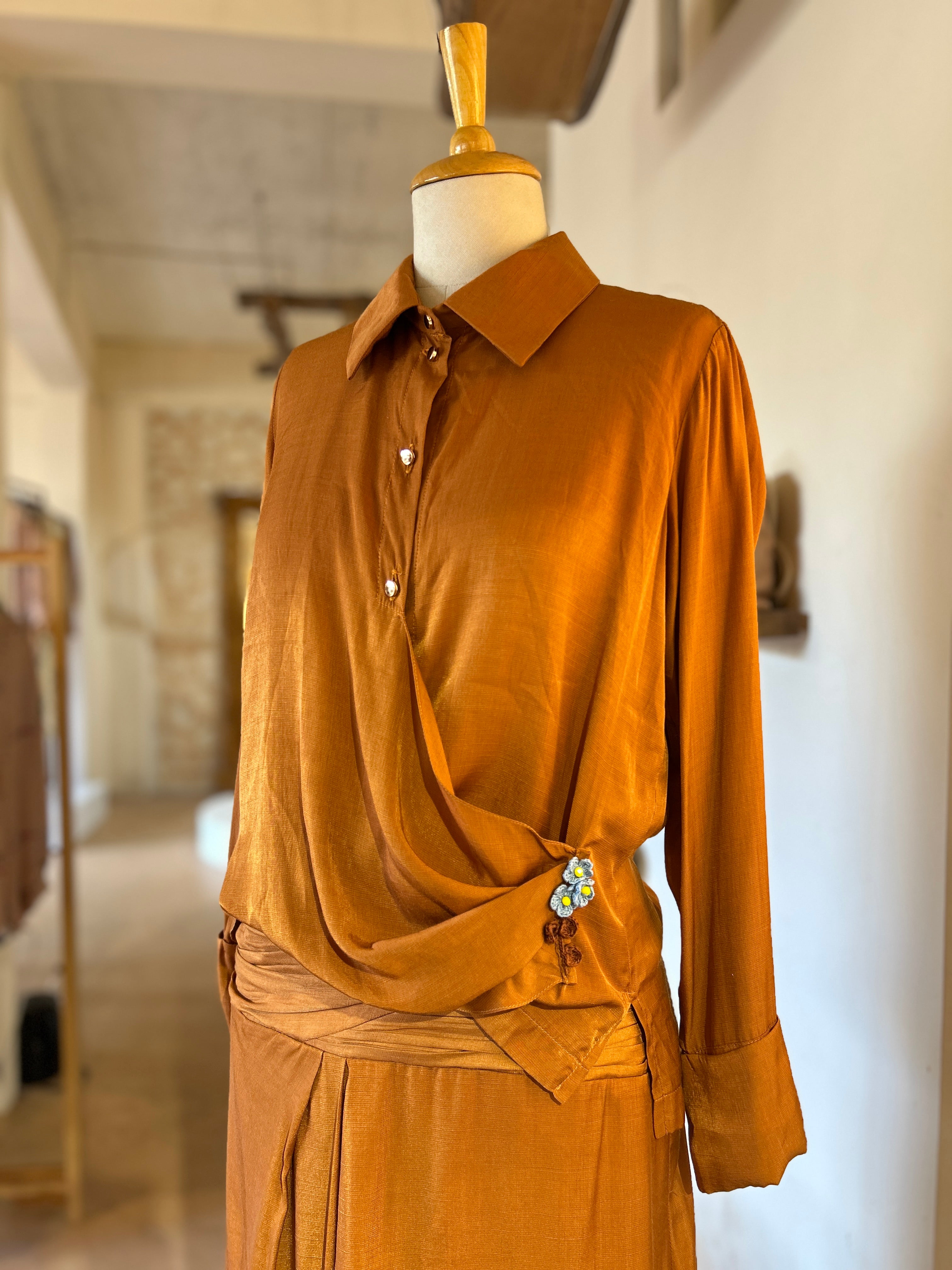 Draped Shirt