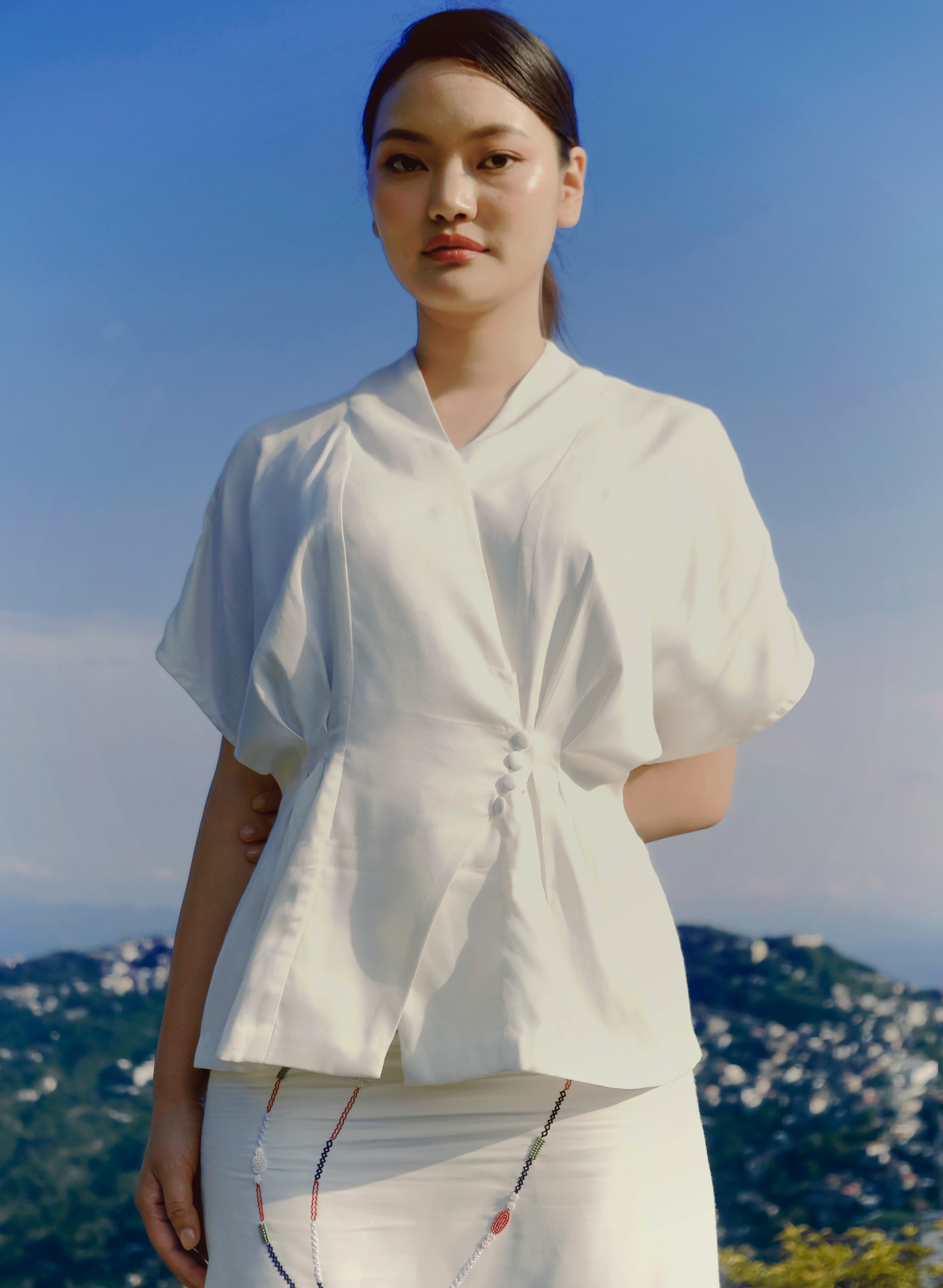 Moonlit Wrap Top